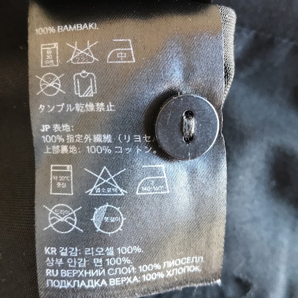 H&M Conscious black Brooker bustier jumpsuit, size 6 - Picture 10 of 10